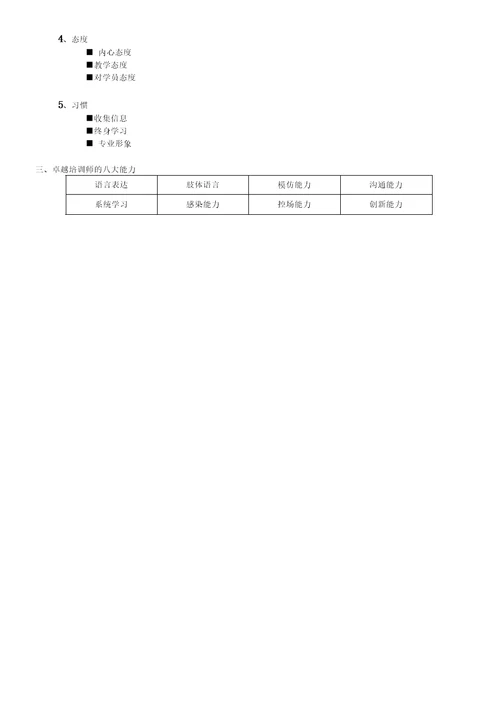 培训师标准教材