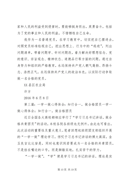 知行合一如何做合格党员.docx