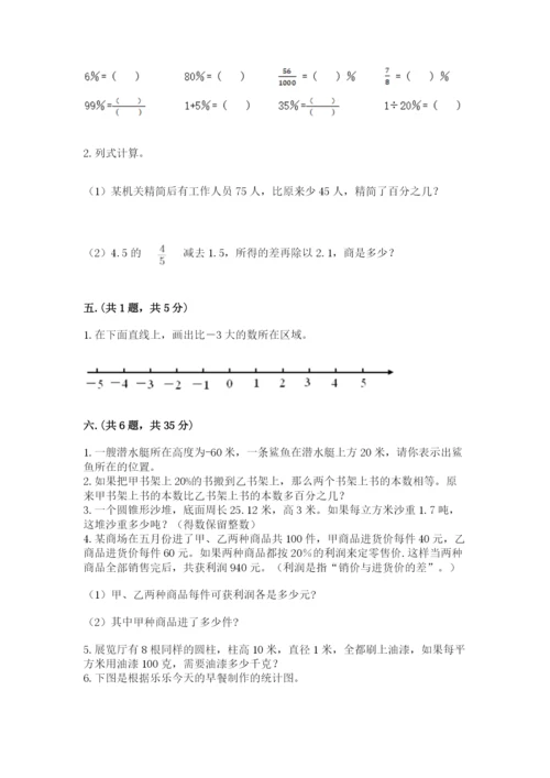 小学毕业班数学检测卷附答案（能力提升）.docx