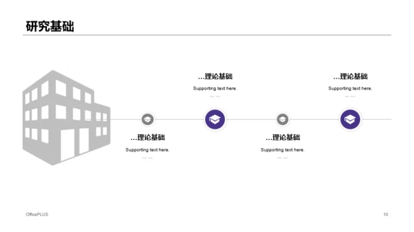 紫色插画风大学生毕业论文答辩PPT模板