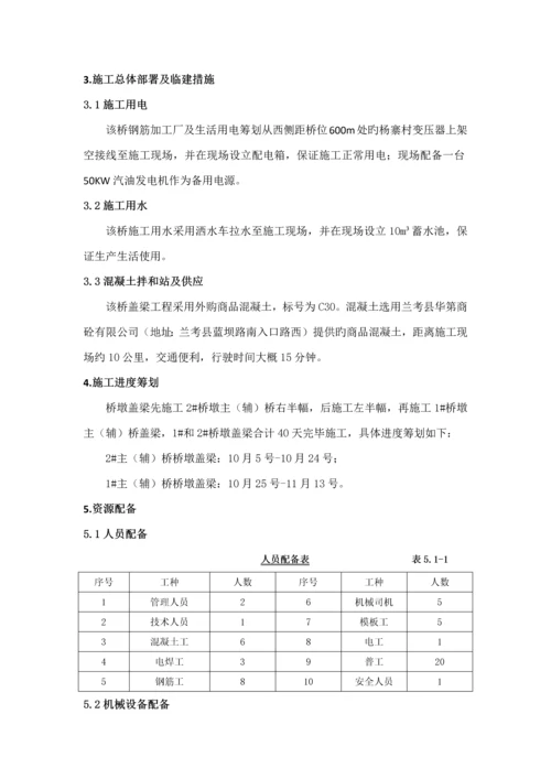 凤鸣湖桥墩抱箍法盖梁综合施工专题方案.docx