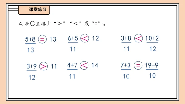 【课堂无忧】人教版一年级上册-5.4 5、4、3、2加几（课件）