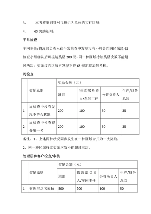 六S日常管理奖惩制度.docx