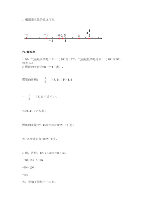 小升初六年级期末测试卷参考答案.docx