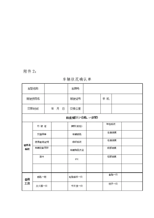 公司车辆使用管理办法