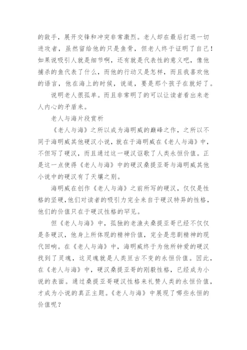 《老人与海》简介及片段赏析.docx