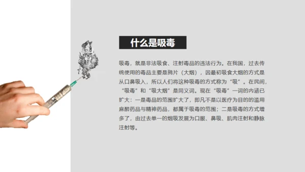 青少年禁毒宣传安全教育通用PPT模板