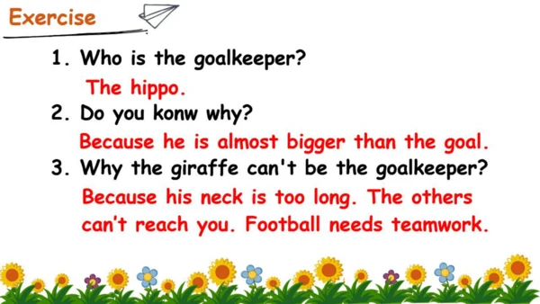 Unit 1 How tall are you  Part C story time