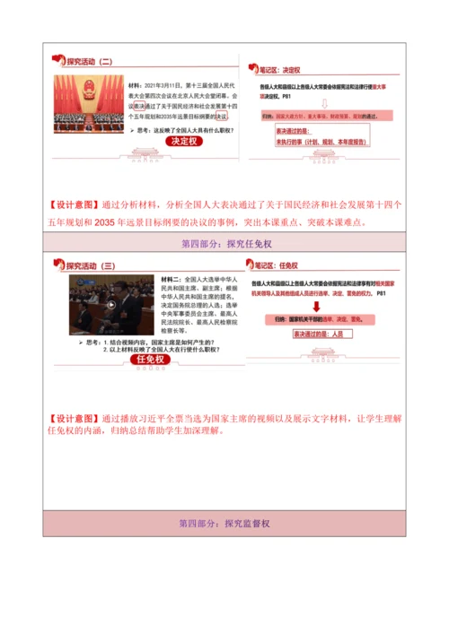 6.1《国家权力机关》第二课时