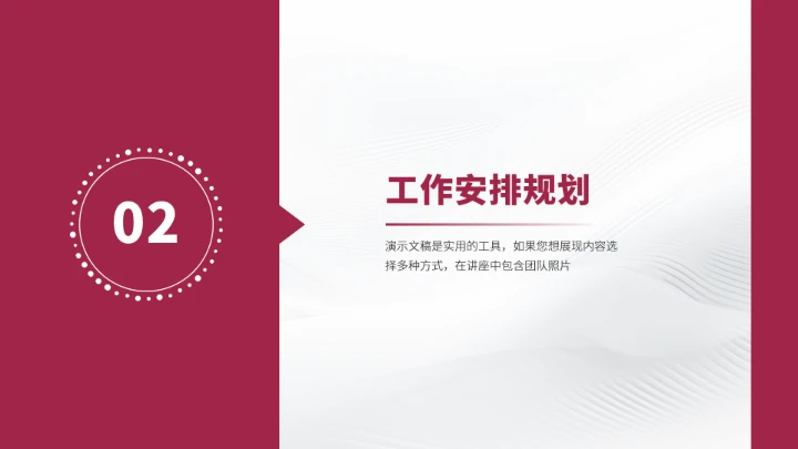 红色高端风大学生职业生涯规划PPT模板