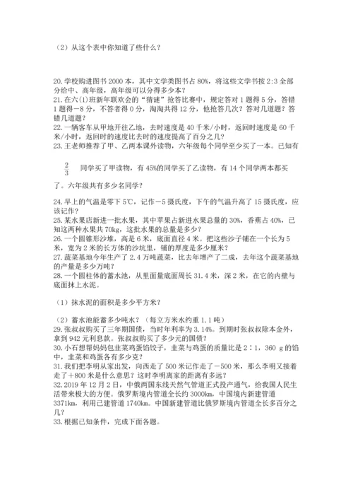 小升初数学应用题50道及答案.docx
