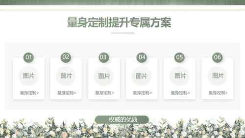 绿色莫兰迪色婚礼婚庆策划动态PPT
