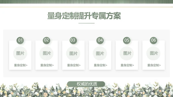 绿色莫兰迪色婚礼婚庆策划动态PPT