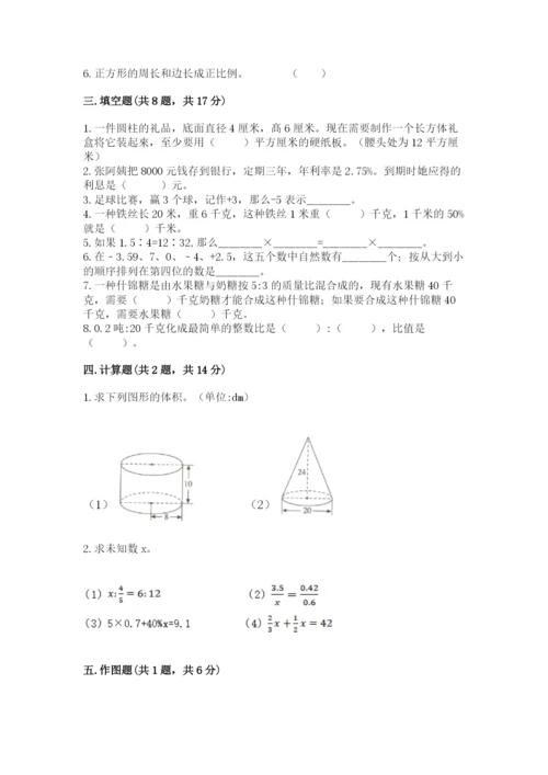 北师大版六年级下册数学期末测试卷（网校专用）.docx