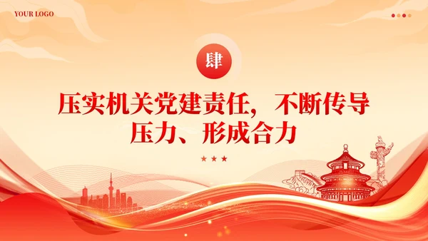 党建着力提升国有企业机关党建工作质量党课课件ppt