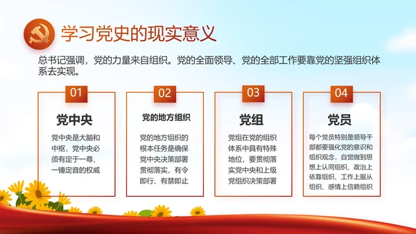 幼儿园党建党支部活动工作总结汇报PPT党课