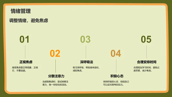 绿色插画风高考倒计时冲刺计划PPT模板