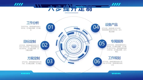 蓝色科技风工作总结汇报商务PPT
