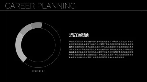 黑白光影艺术职业规划PPT模板