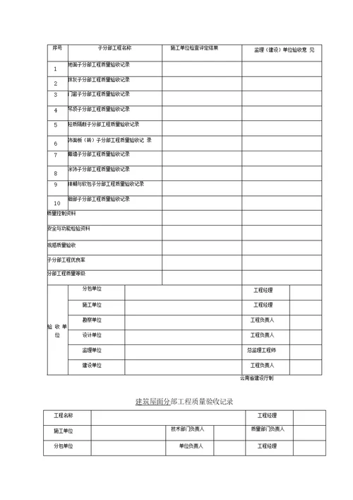 工业与民用建筑项目监理资料归档要求整理