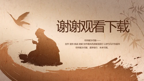 中医传承文化工作总结动态PPT