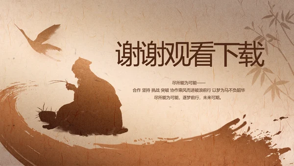 中医传承文化工作总结动态PPT