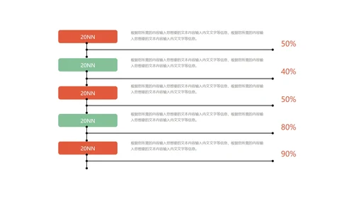 绿色扁平风圣诞老人节日PPT模板