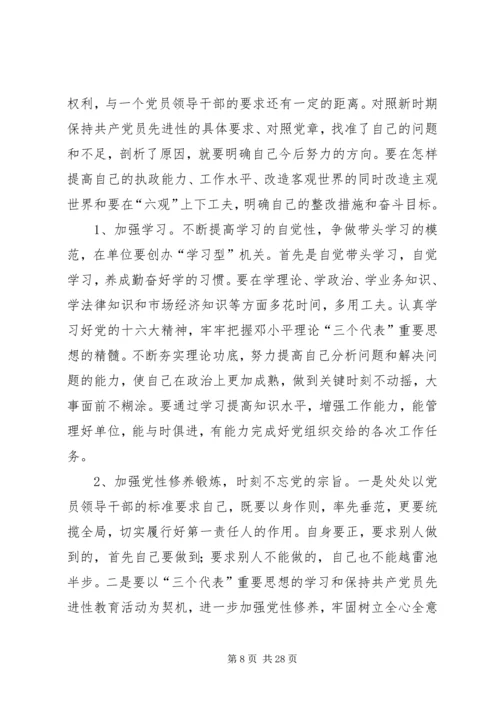 党性自我表现剖析材料.docx