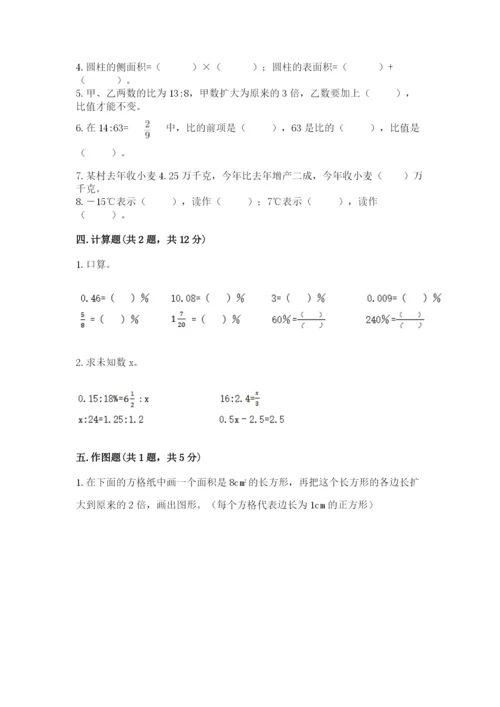 北师大版小学六年级下册数学期末综合素养测试卷精品（历年真题）.docx