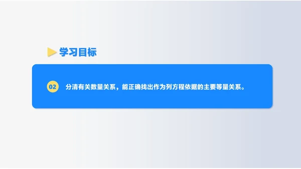 蓝色几何风初一数学一元一次方程课件PPT模板