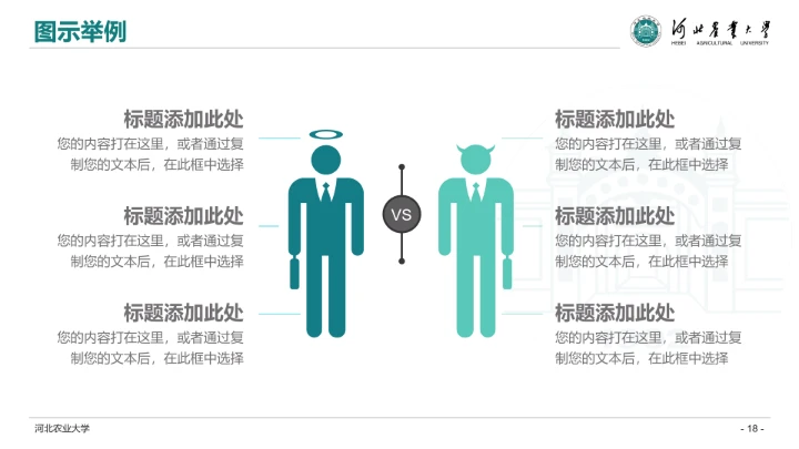 河北农业大学专属学术汇报毕业答辩通用PPT模板