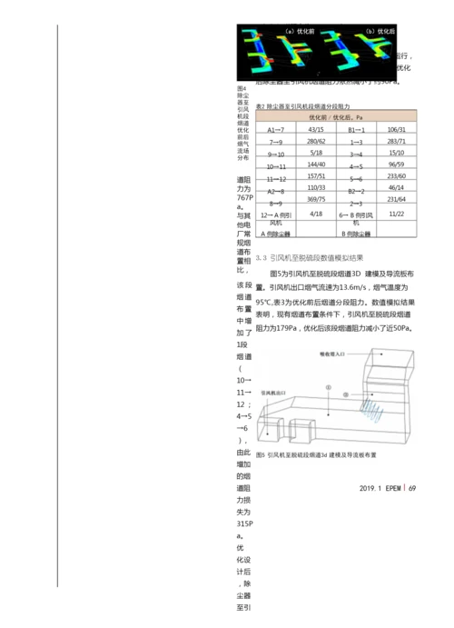 燃煤电厂超低排放改造后尾部烟道降阻技术对比及应用.docx
