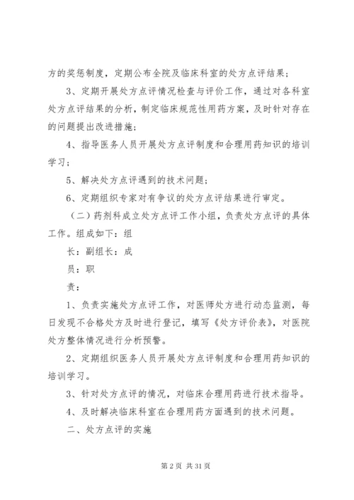医院处方点评管理办法.docx