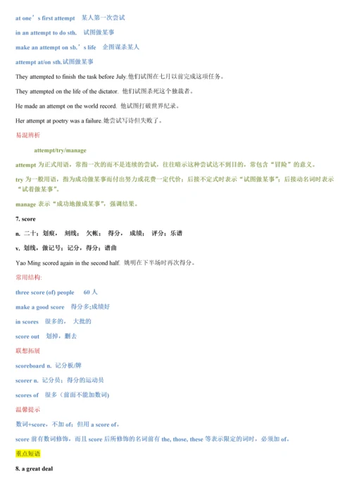 高中英语人教版选修6知识点汇总.docx