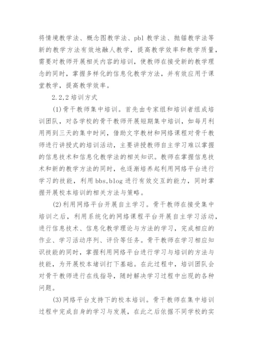 浅谈中小学教师教育技术能力有效提升的模式探究的论文.docx