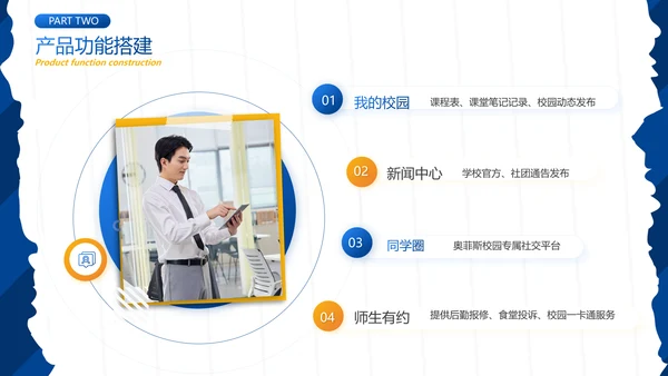 蓝色商务风工作汇报PPT