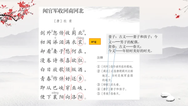 统编版语文五年级下册9.《古诗三首》第三课时（课件）