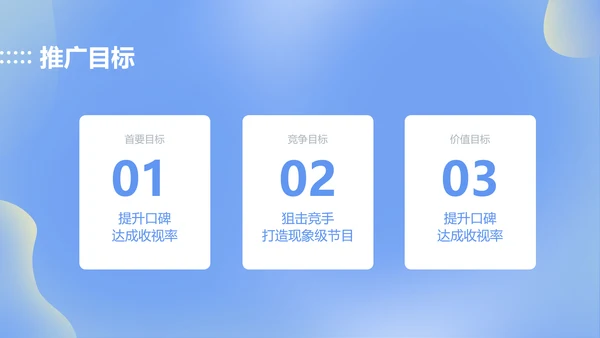 简约渐变风蓝色公关策划