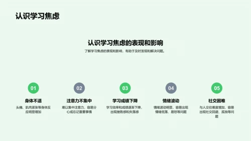 学习压力应对报告PPT模板