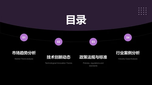 紫色简约风IT互联网月度总结汇报PPT模板