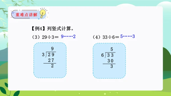 第六单元：有余数的除法 单元复习课件（31页PPT）人教版二年级数学下册