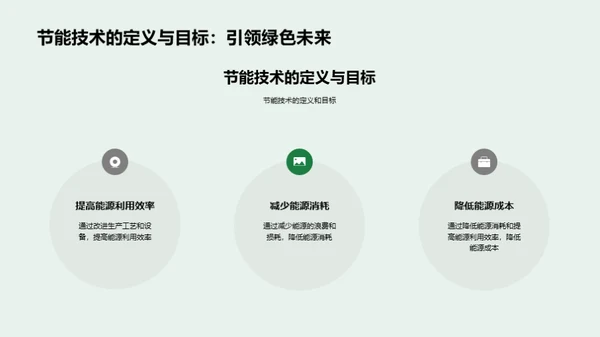 赋能未来：节能技术探索