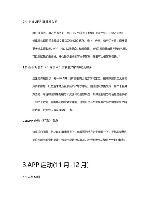 APP运营专题方案.docx