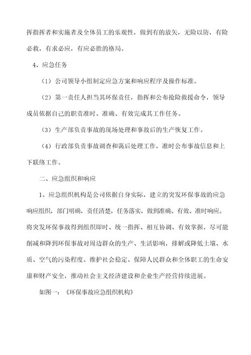 环境污染突发事故应急预案