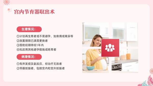 粉色简约关注女性生殖健康科学避孕PPT模板宣传PPT动态PP世界避孕日