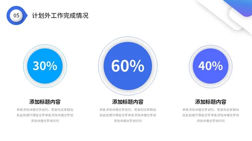 蓝色微立体年终工作总结暨工作计划PPT年终总结
