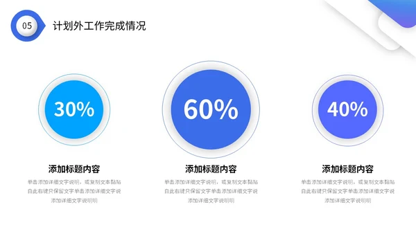 蓝色微立体年终工作总结暨工作计划PPT年终总结