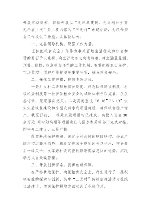 中国粮食安全形势分析与政策建议论文（精选10篇）.docx