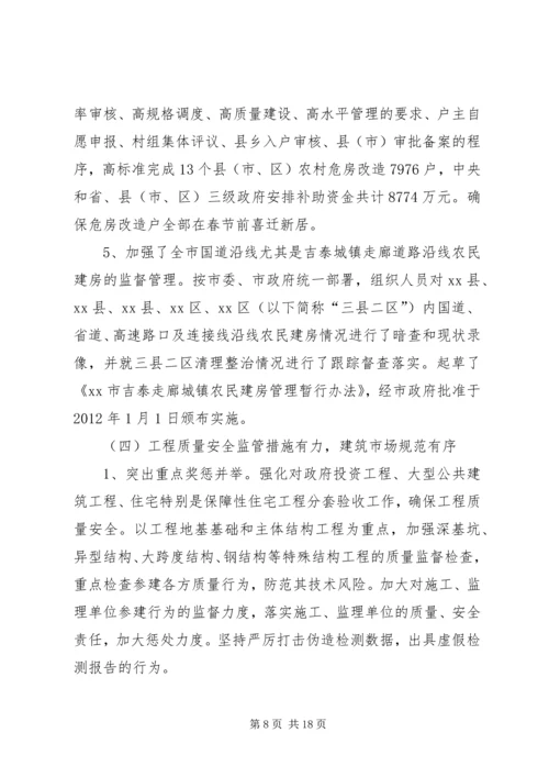 市城乡规划建设局工作总结.docx