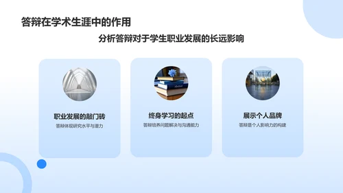 蓝色3D风毕业答辩PPT模板